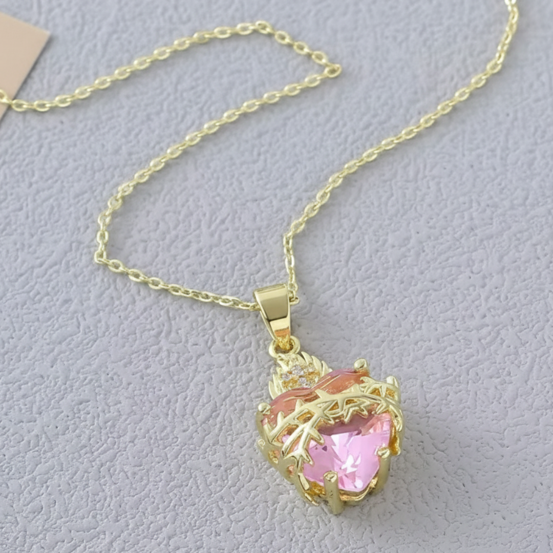 Jesus's heart necklace
